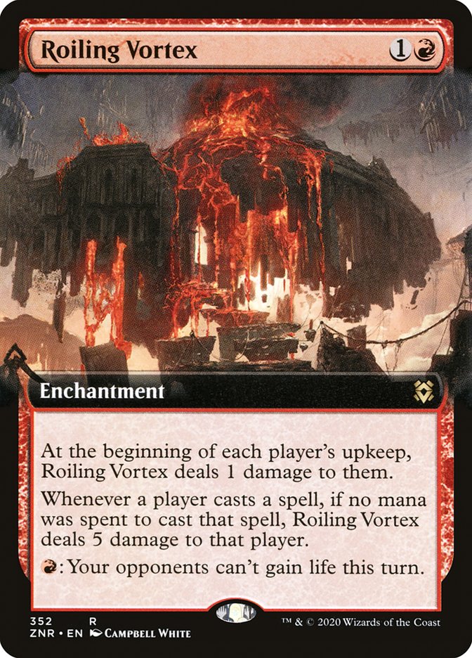 Roiling Vortex (Extended Art) [Zendikar Rising] | Empire Gaming NC