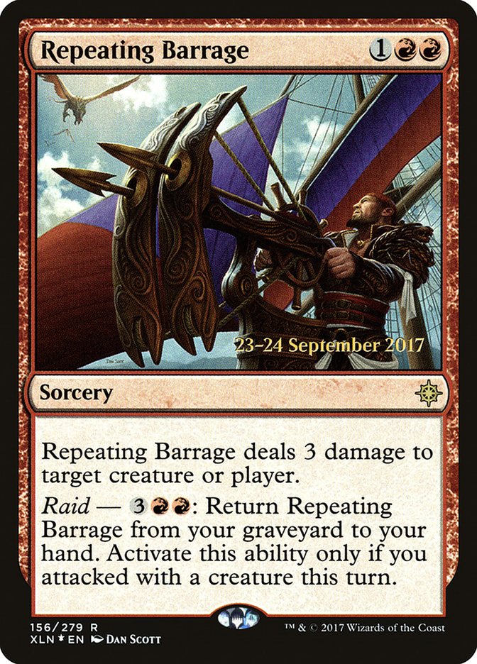 Repeating Barrage [Ixalan Promos] | Empire Gaming NC