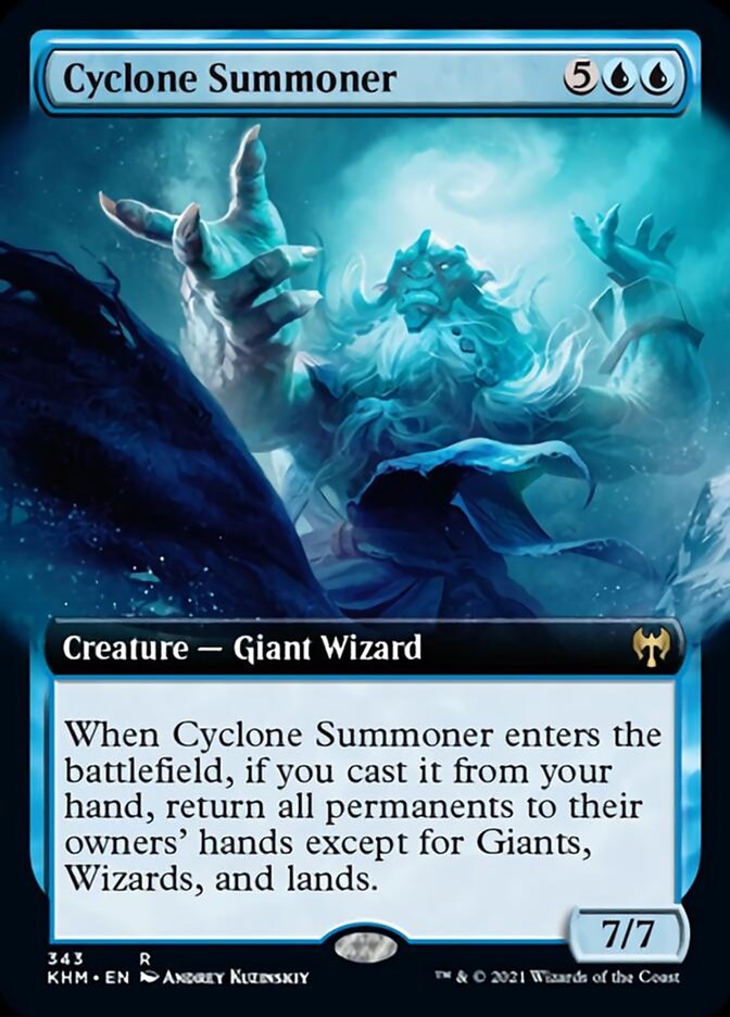 Cyclone Summoner (Extended Art) [Kaldheim] | Empire Gaming NC