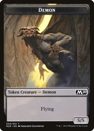 Demon Token [Core Set 2020 Tokens] | Empire Gaming NC