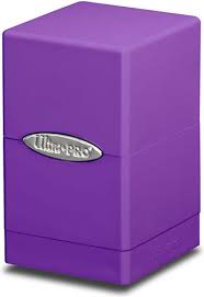 Ultra Pro: Deck Box Satin Tower: Purple | Empire Gaming NC