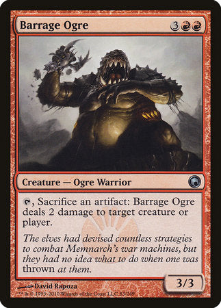 Barrage Ogre [Scars of Mirrodin] | Empire Gaming NC