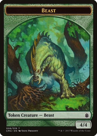 Beast Token (008) [Commander Anthology Tokens] | Empire Gaming NC