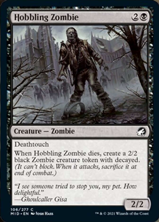 Hobbling Zombie [Innistrad: Midnight Hunt] | Empire Gaming NC