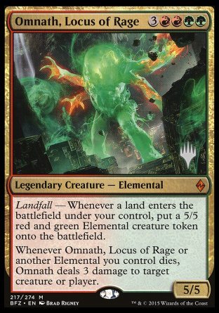 Omnath, Locus of Rage (Promo Pack) [Dungeons & Dragons: Adventures in the Forgotten Realms Promos] | Empire Gaming NC