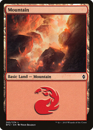Mountain (265) [Battle for Zendikar] | Empire Gaming NC