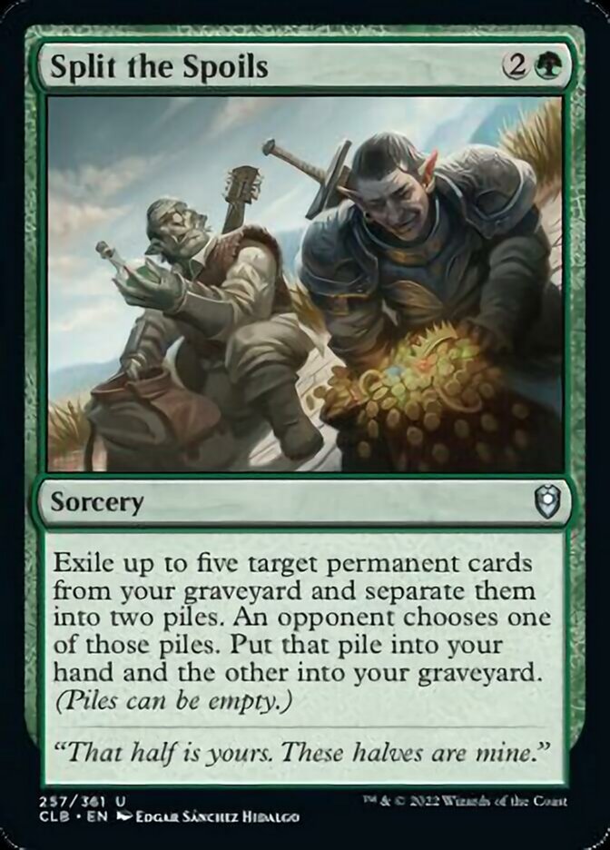 Split the Spoils [Commander Legends: Battle for Baldur's Gate] | Empire Gaming NC