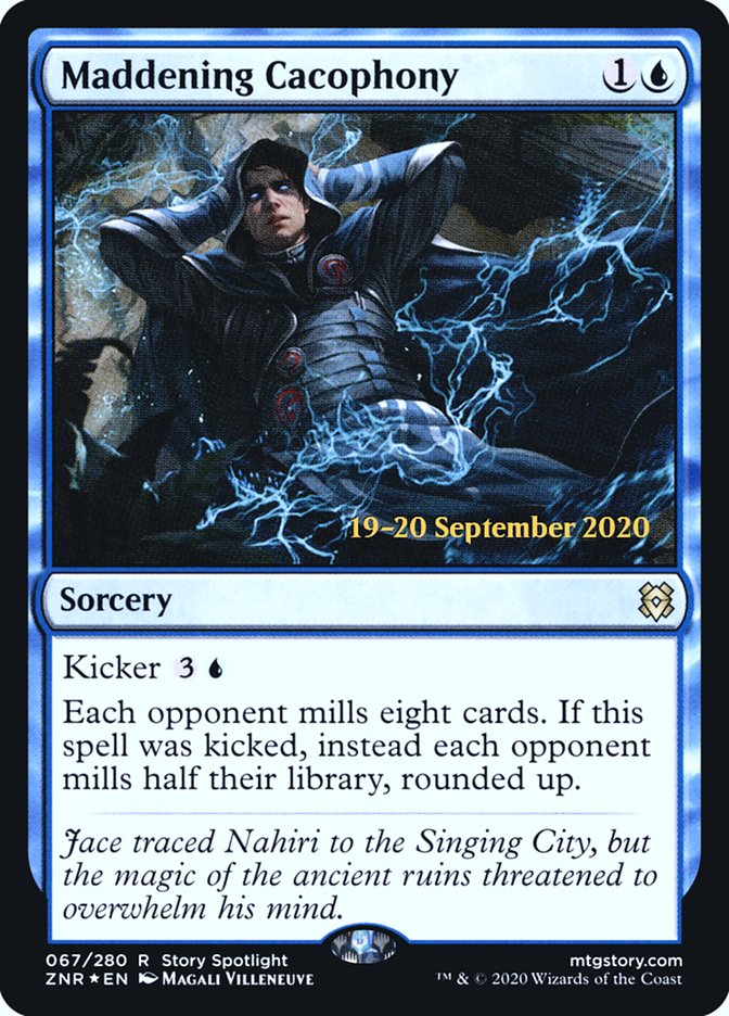 Maddening Cacophony  [Zendikar Rising Prerelease Promos] | Empire Gaming NC