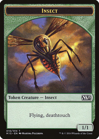 Insect Token (Deathtouch) [Magic 2015 Tokens] | Empire Gaming NC