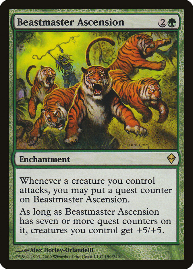 Beastmaster Ascension [Zendikar] | Empire Gaming NC