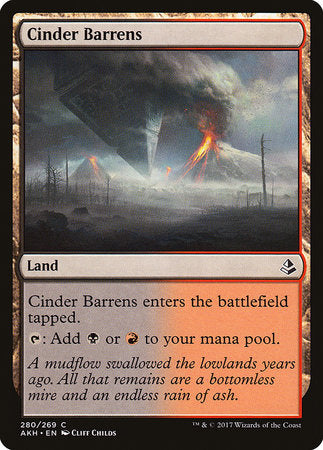 Cinder Barrens [Amonkhet] | Empire Gaming NC