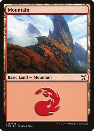 Mountain (76) [Duel Decks: Elves vs. Inventors] | Empire Gaming NC