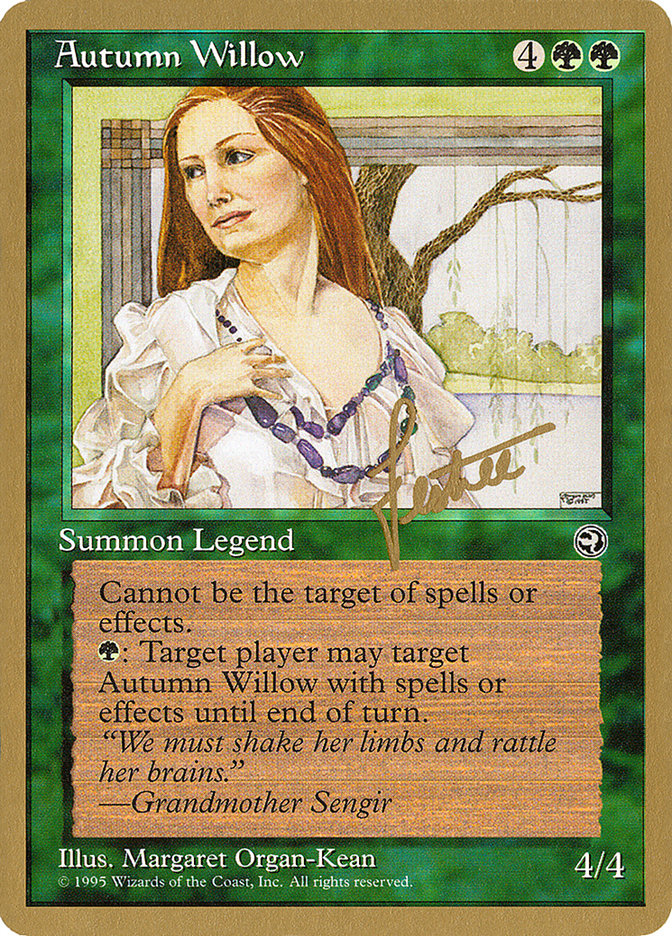 Autumn Willow (Bertrand Lestree) [Pro Tour Collector Set] | Empire Gaming NC