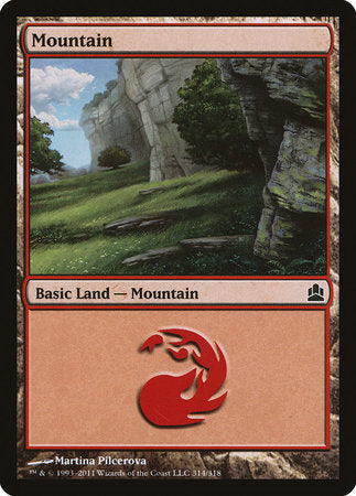 Mountain (314) [Commander 2011] | Empire Gaming NC