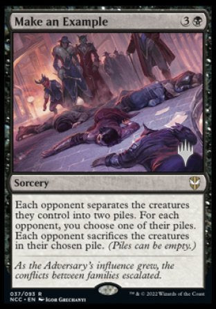 Make an Example (Promo Pack) [Streets of New Capenna Commander Promos] | Empire Gaming NC