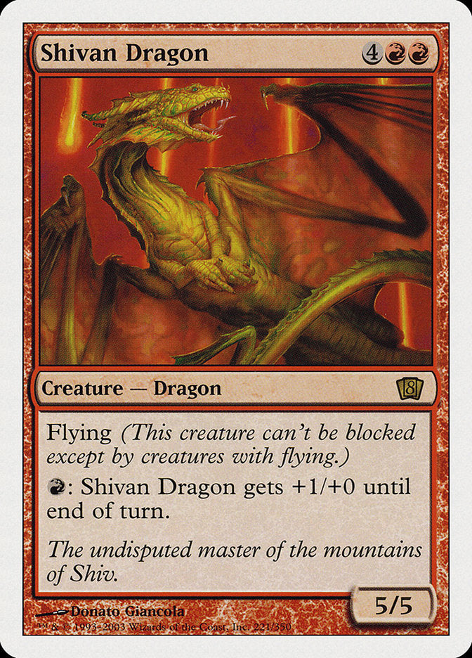 Shivan Dragon [Eighth Edition] | Empire Gaming NC