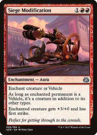 Siege Modification [Aether Revolt] | Empire Gaming NC