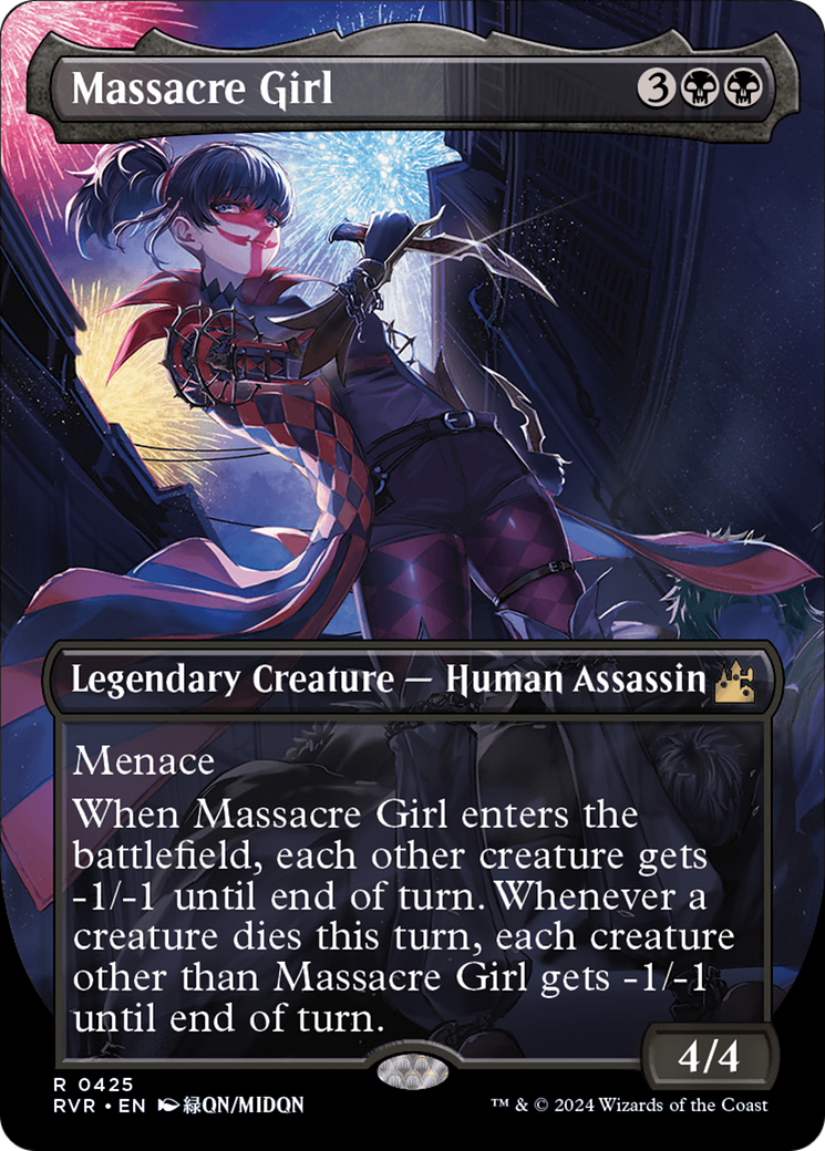 Massacre Girl (Anime Borderless) [Ravnica Remastered] | Empire Gaming NC