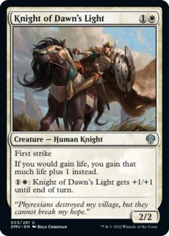 Knight of Dawn's Light [Dominaria United] | Empire Gaming NC