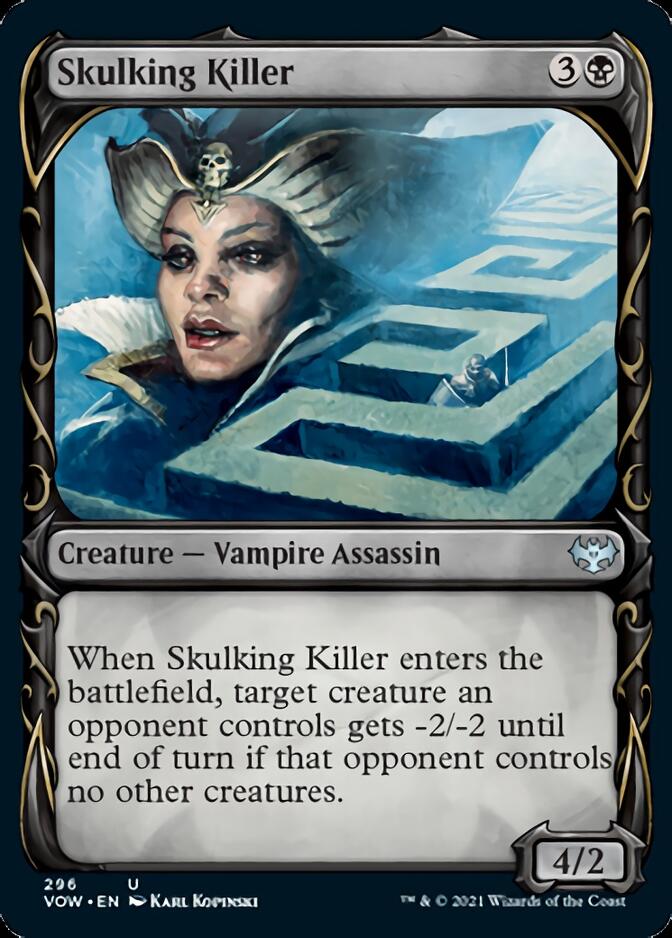 Skulking Killer (Showcase Fang Frame) [Innistrad: Crimson Vow] | Empire Gaming NC