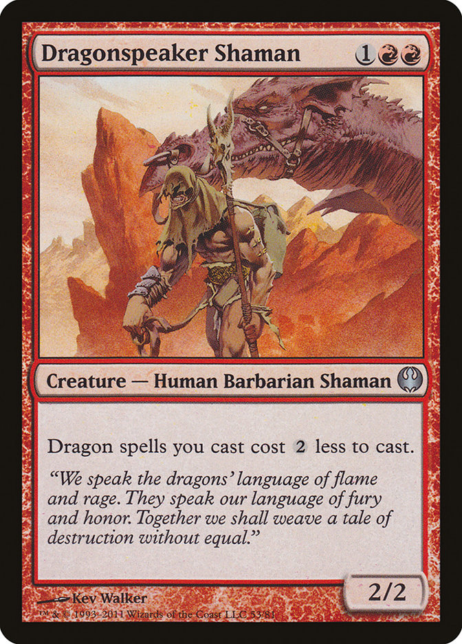 Dragonspeaker Shaman [Duel Decks: Knights vs. Dragons] | Empire Gaming NC