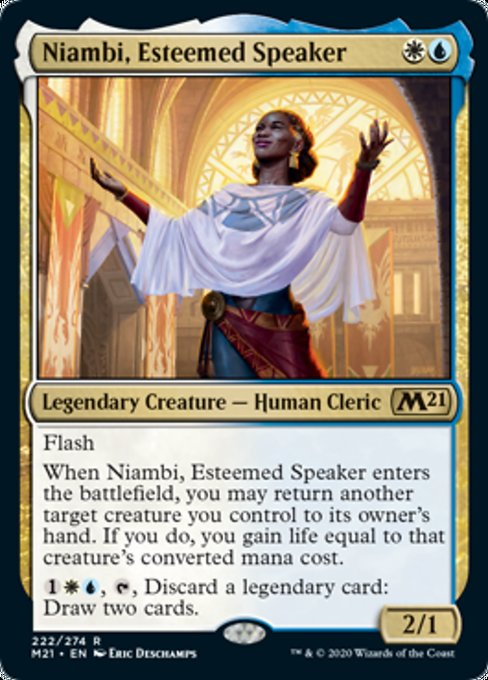 Niambi, Esteemed Speaker [Core Set 2021] | Empire Gaming NC