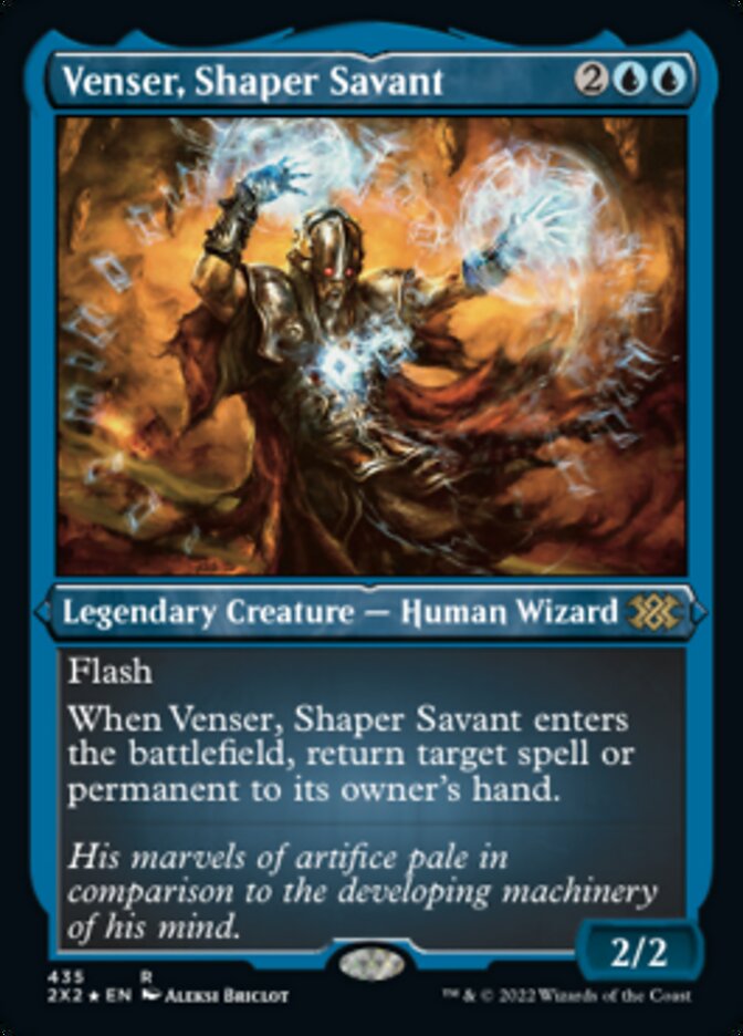 Venser, Shaper Savant (Foil Etched) [Double Masters 2022] | Empire Gaming NC