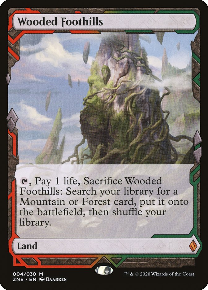 Wooded Foothills [Zendikar Rising Expeditions] | Empire Gaming NC