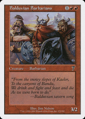 Balduvian Barbarians [Seventh Edition] | Empire Gaming NC