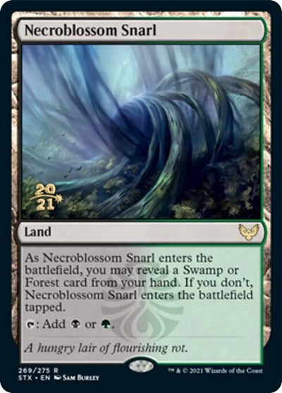 Necroblossom Snarl [Strixhaven: School of Mages Prerelease Promos] | Empire Gaming NC