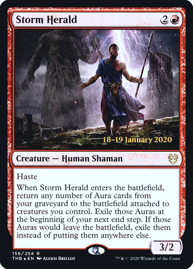 Storm Herald [Theros Beyond Death Prerelease Promos] | Empire Gaming NC