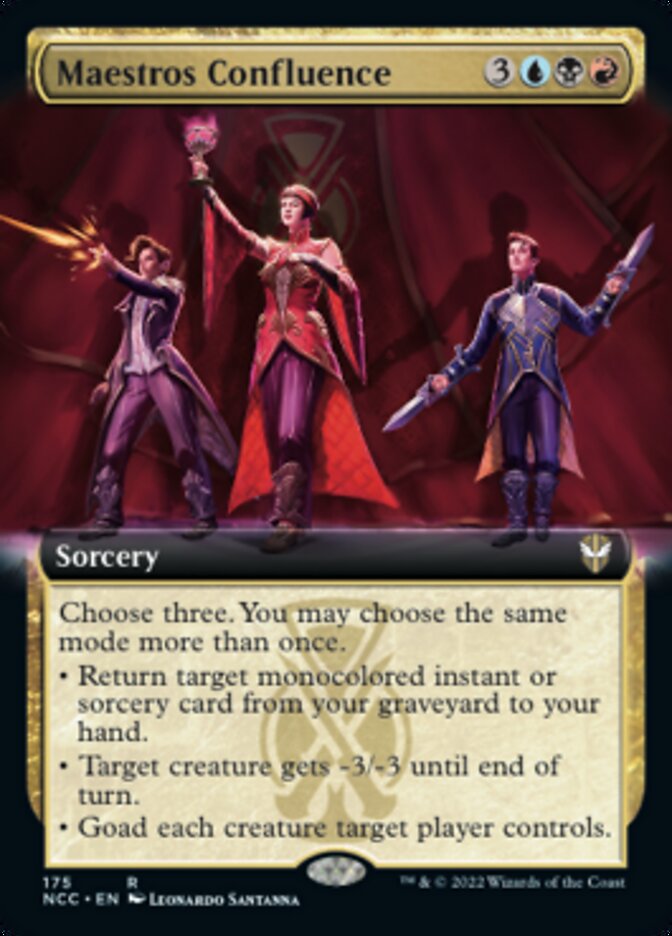 Maestros Confluence (Extended Art) [Streets of New Capenna Commander] | Empire Gaming NC