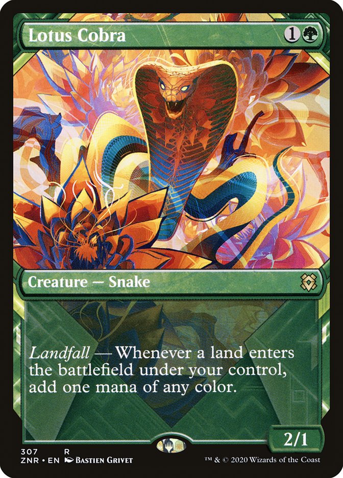 Lotus Cobra (Showcase) [Zendikar Rising] | Empire Gaming NC