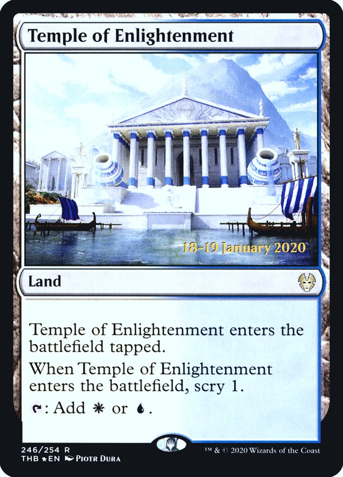 Temple of Enlightenment [Theros Beyond Death Prerelease Promos] | Empire Gaming NC