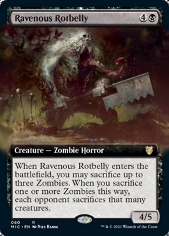 Ravenous Rotbelly (Extended) [Innistrad: Midnight Hunt Commander] | Empire Gaming NC