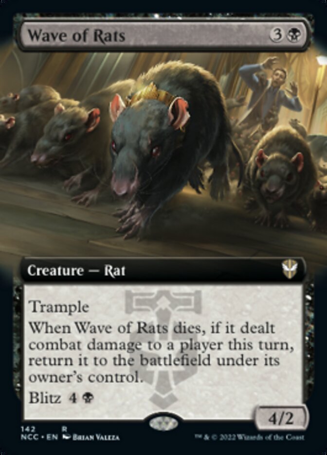 Wave of Rats (Extended Art) [Streets of New Capenna Commander] | Empire Gaming NC