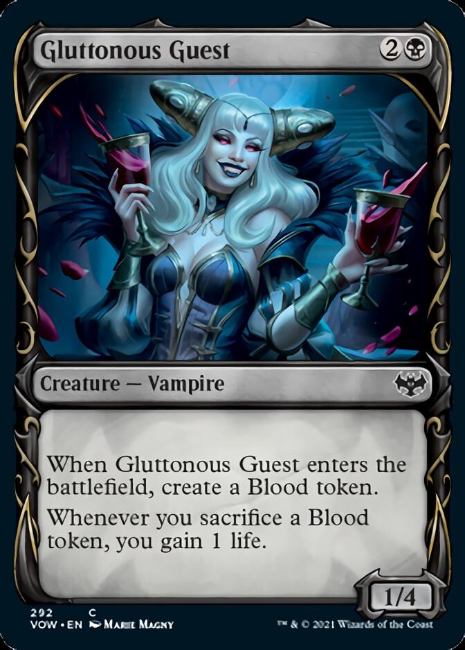 Gluttonous Guest (Showcase Fang Frame) [Innistrad: Crimson Vow] | Empire Gaming NC