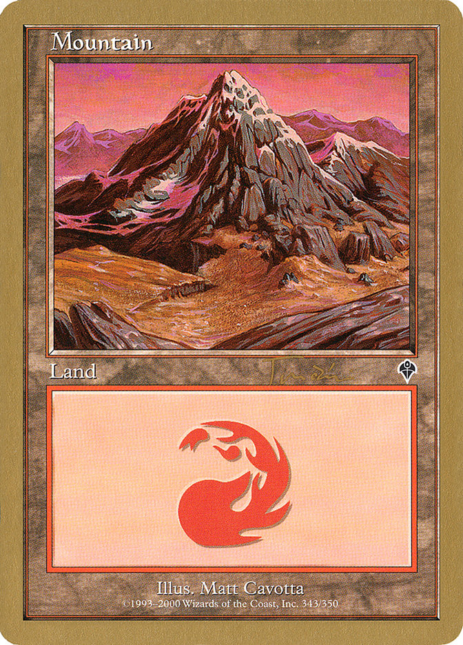 Mountain (jt343a) (Jan Tomcani) (INV) [World Championship Decks 2001] | Empire Gaming NC