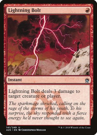 Lightning Bolt [Masters 25] | Empire Gaming NC