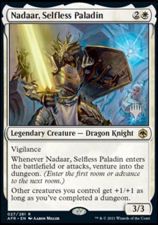 Nadaar, Selfless Paladin (Promo Pack) [Dungeons & Dragons: Adventures in the Forgotten Realms Promos] | Empire Gaming NC