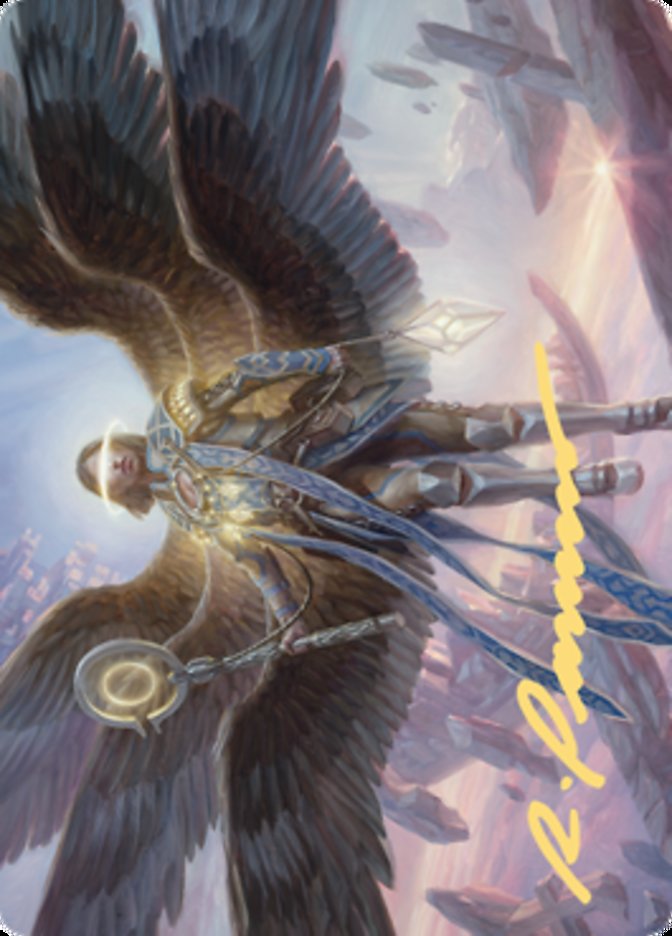 Angel of Destiny Art Card (Gold-Stamped Signature) [Zendikar Rising Art Series] | Empire Gaming NC