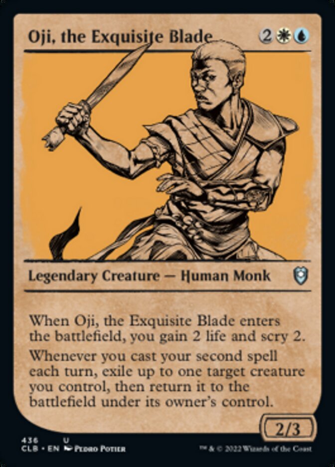 Oji, the Exquisite Blade (Showcase) [Commander Legends: Battle for Baldur's Gate] | Empire Gaming NC