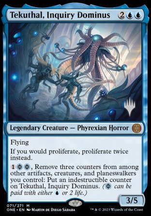 Tekuthal, Inquiry Dominus (Promo Pack) [Phyrexia: All Will Be One Promos] | Empire Gaming NC