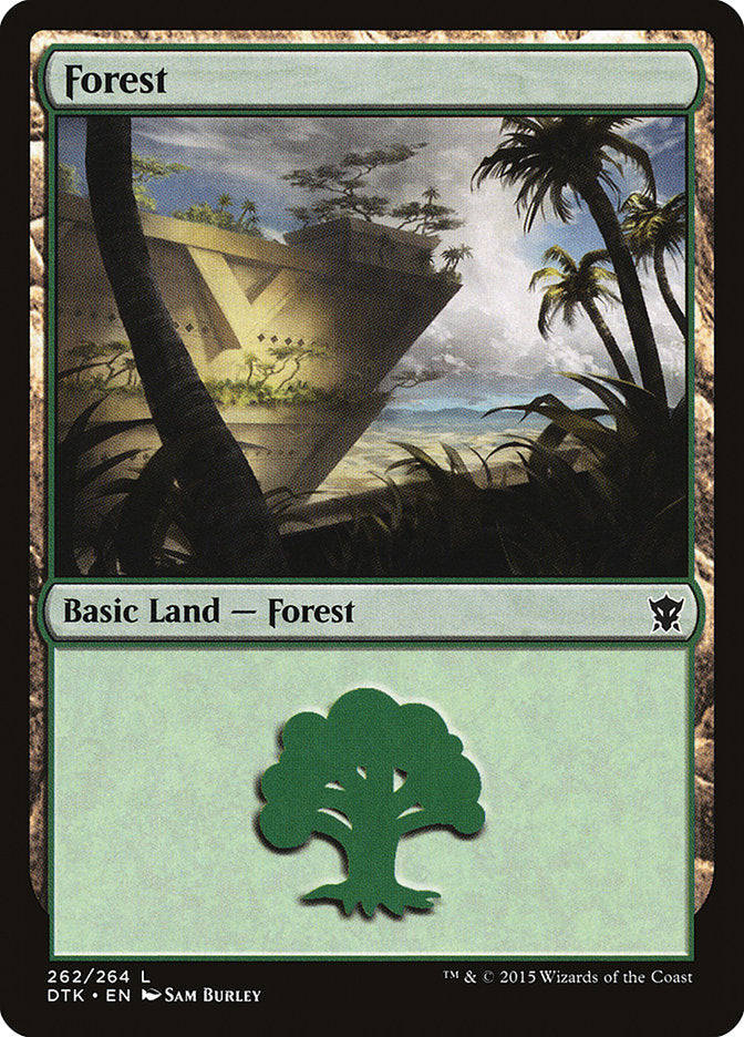 Forest (262) [Dragons of Tarkir] | Empire Gaming NC