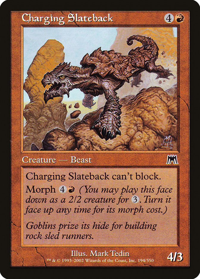 Charging Slateback [Onslaught] | Empire Gaming NC