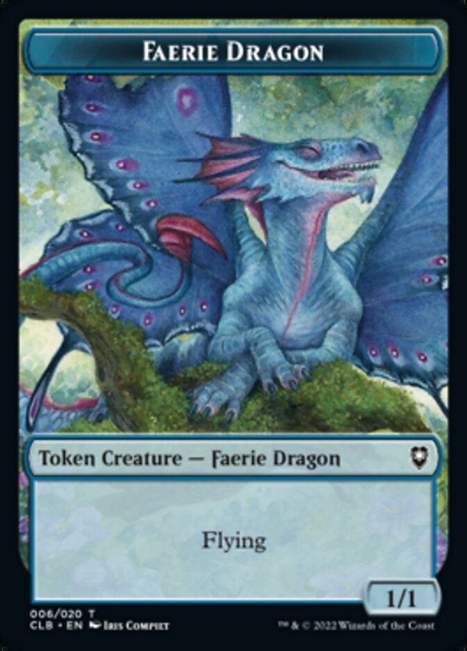 Faerie Dragon Token [Commander Legends: Battle for Baldur's Gate Tokens] | Empire Gaming NC