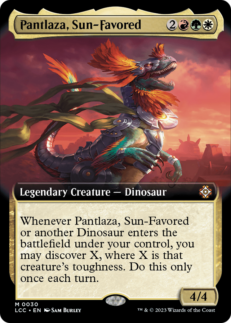 Pantlaza, Sun-Favored (Extended Art) [The Lost Caverns of Ixalan Commander] | Empire Gaming NC