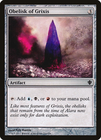 Obelisk of Grixis [Commander 2013] | Empire Gaming NC