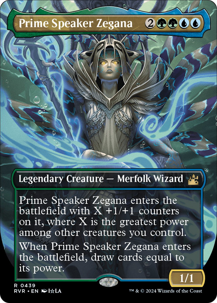 Prime Speaker Zegana (Anime Borderless) [Ravnica Remastered] | Empire Gaming NC