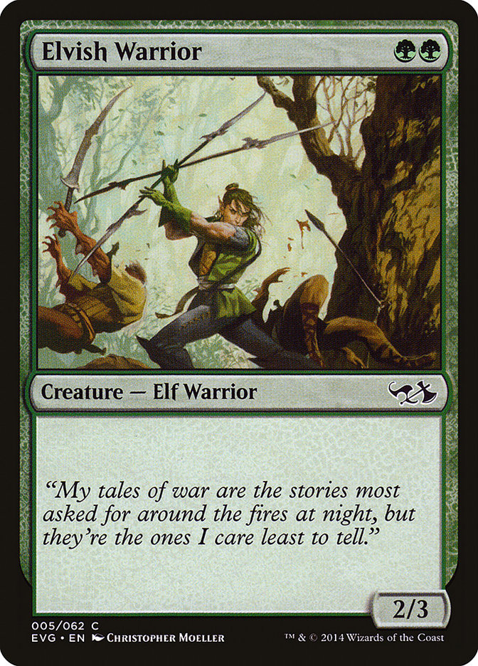 Elvish Warrior (Elves vs. Goblins) [Duel Decks Anthology] | Empire Gaming NC